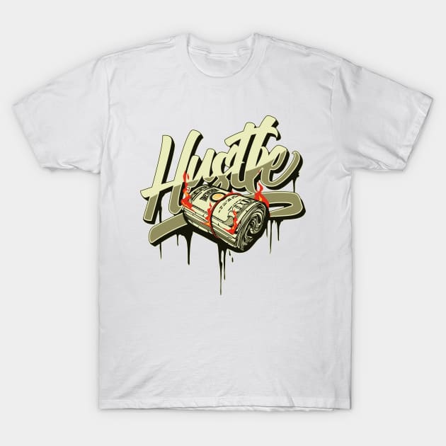 Hustle T-Shirt by bikonatics